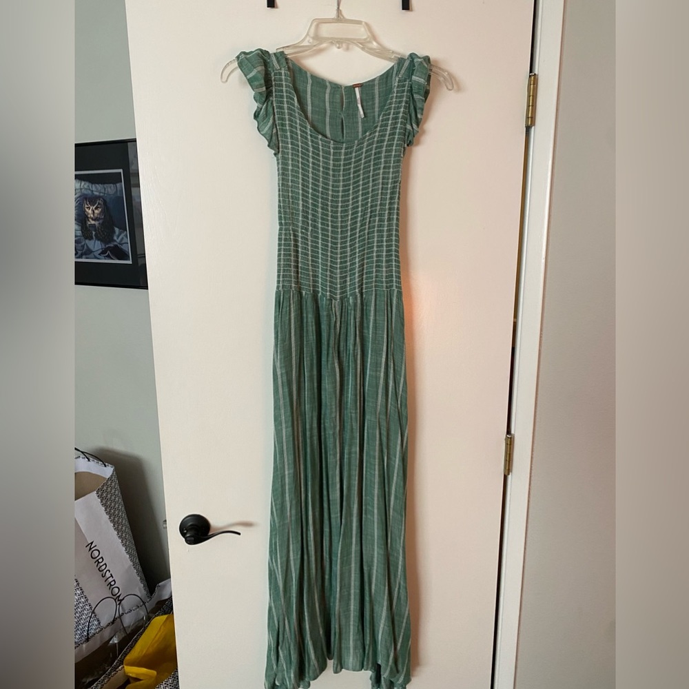 Free People | NWOT Green Dress